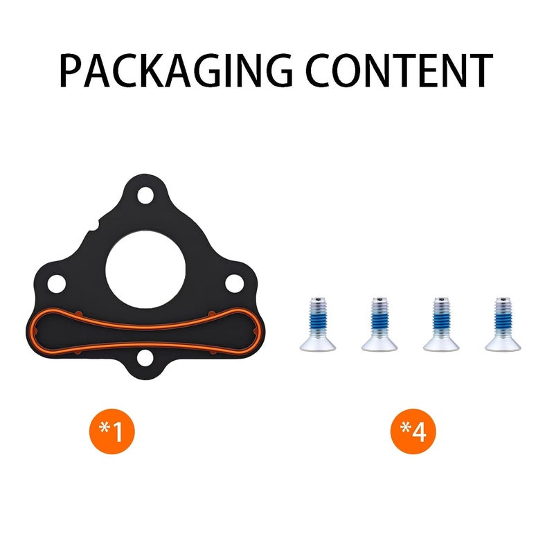 Heran LS Camshaft Retainer Plate Gasket Bolt Kit Compatible with Chevy GM LS Gen III IV V Engines LS1 LS2 LS3 4.8L 5.3L 6.0L 6.2L Vortec Corvette, Replaces 12589016, 11561455 - Image 2